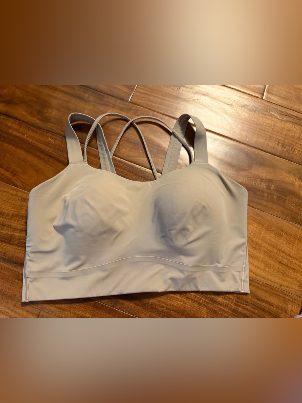 Like a Cloud Longline Bra *Light :
Support, D/DD Cup -Sheer Oak  - size 12